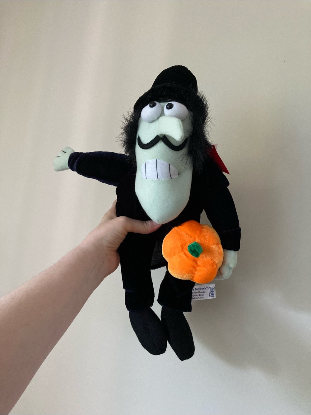 Vintage Y2K Snidely Whiplash Plush Toy Universal Studios Dudley Do-Right NWTS